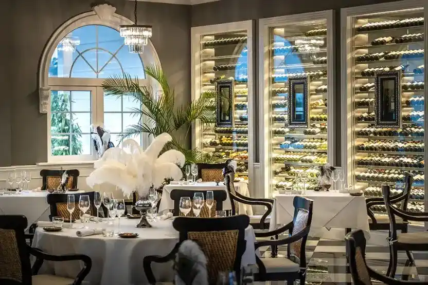 Cascades Suites Pool at the evening